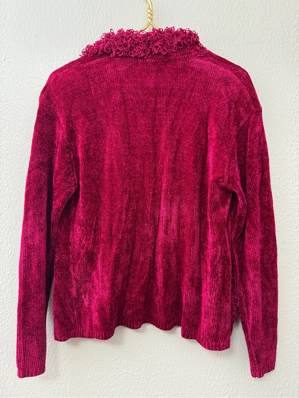 Lisa International Women's Zip-Front Jacket - Raspberry Medium - Picture 2 of 6